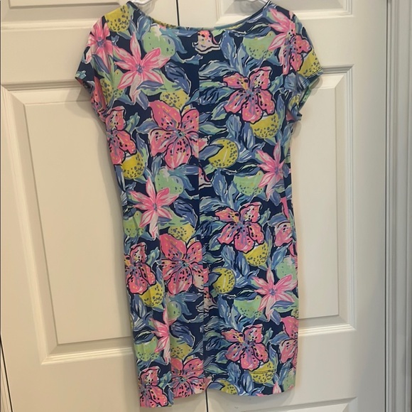 Lilly Pulitzer Pink and Yellow Sheath Mini Dress - Picture 5 of 6